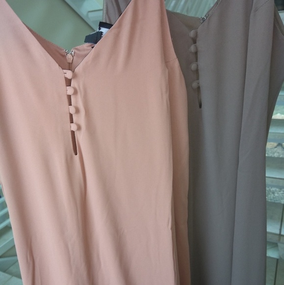 🆕🌿BOUTIQUE BLUSH SPAGHETTI STRAP DRESS🌿 - Picture 9 of 10